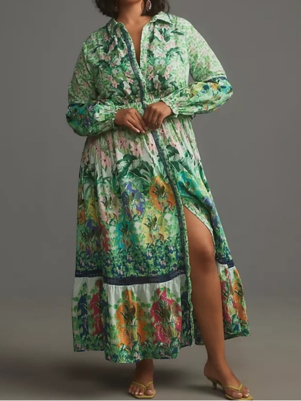 Anthropologie Eleanora maxi dress sz L
